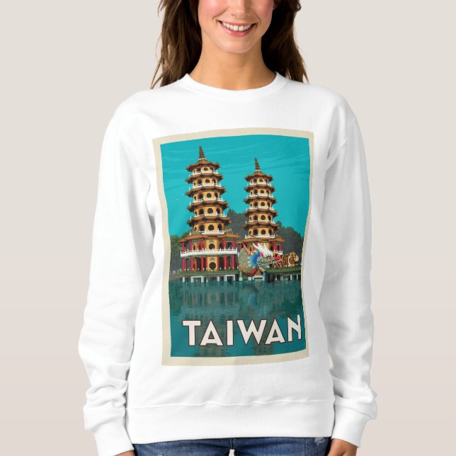 Sudadera Taiwán | Pagodas Dragón Y Tigre (Anverso)