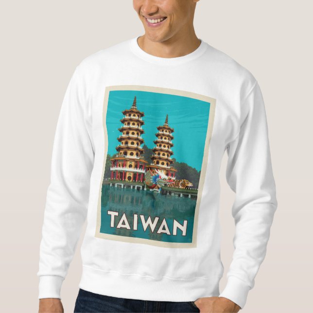 Sudadera Taiwán | Pagodas Dragón Y Tigre (Anverso)
