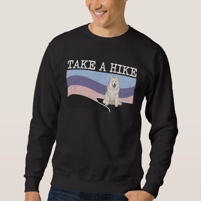 Sudadera Take A Hike Samoyed  Graphic Hiking (Anverso)