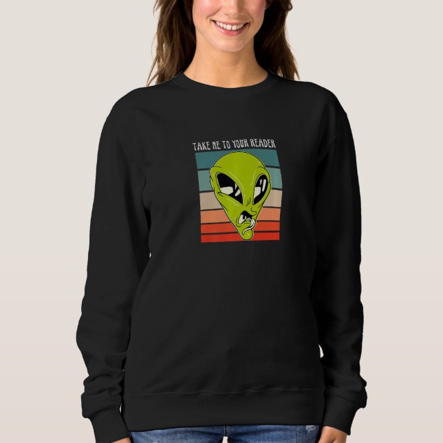Sudadera Take Me to Your Reader Librarian Bookworm Reading  (Anverso)