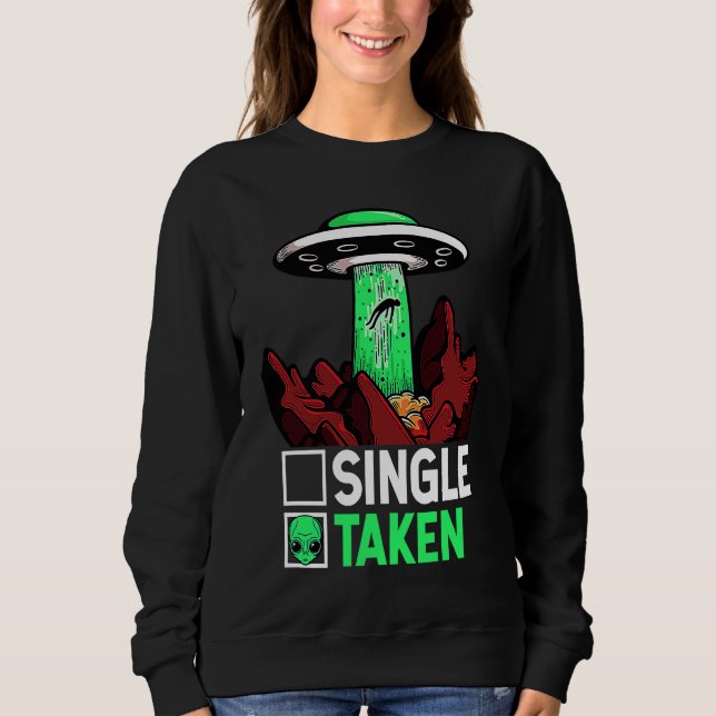 Sudadera Taken Valentine's Day Roses Date Night Aliens Spac (Anverso)