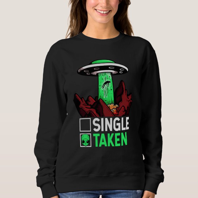 Sudadera Taken Valentine's Day Roses Date Night Aliens Spac (Anverso)