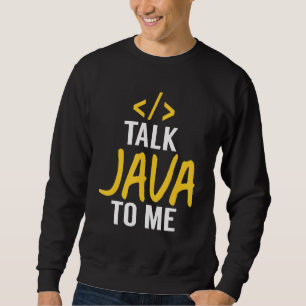 Sudadera Talk Java - Código de desarrollador de software Ja