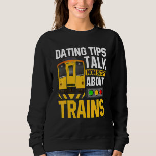 Sudadera Talk Nonstop Acerca Del Ingeniero De Tren Ferrovia