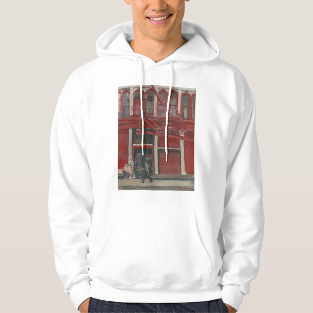 Sudadera Taller de pintura de la perla Manhattan (Anverso)