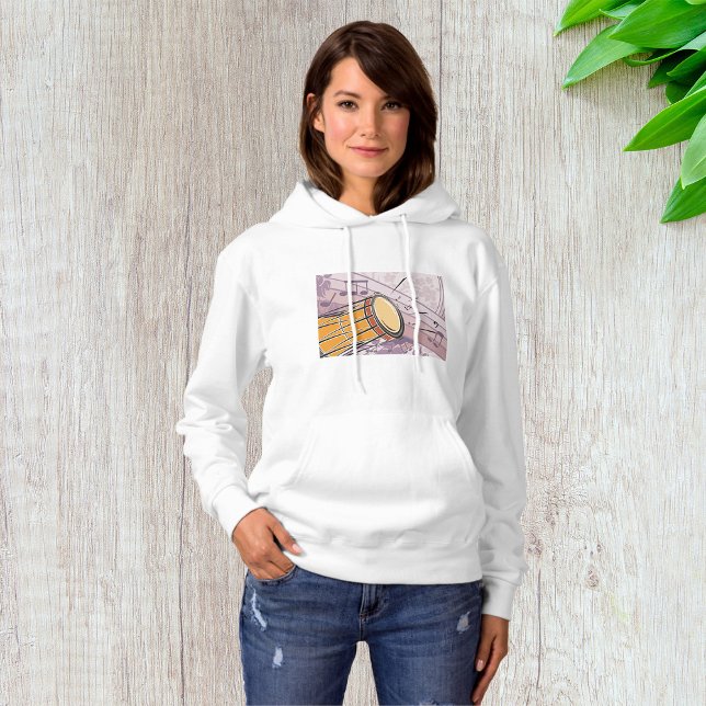 Sudadera Tambor Bongo Tradicional Con Notas Musicales (Subido por el creador)