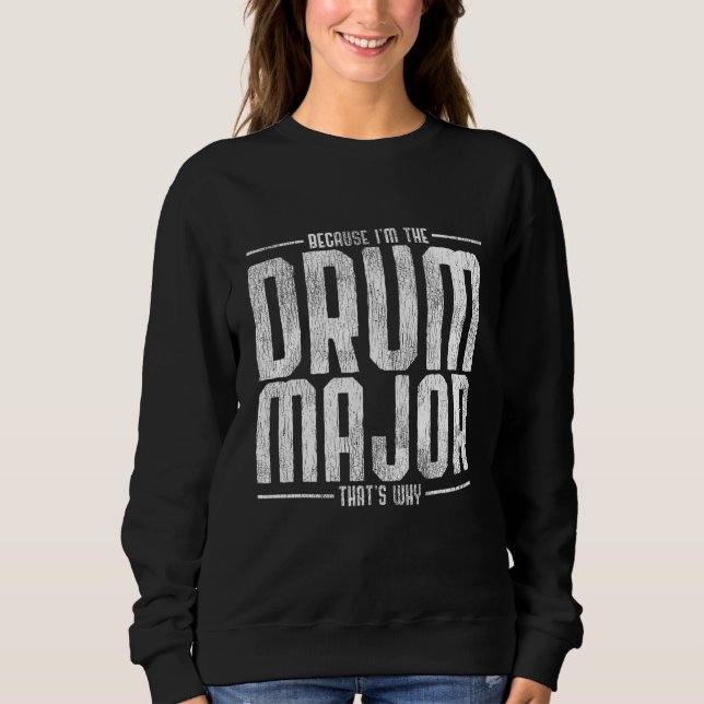Sudadera Tambores de tambor de percusión mayor tambores tam (Anverso)