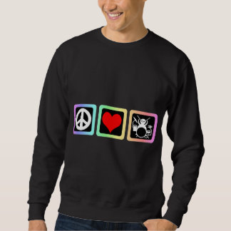 Sudadera Tambores del amor de la paz