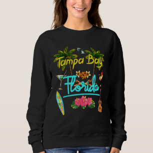 Sudadera Tampa Bay Florida Beach Summer Palm Surf Sun Set P