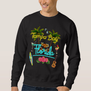 Sudadera Tampa Bay Florida Beach Summer Palm Surf Sun Set P