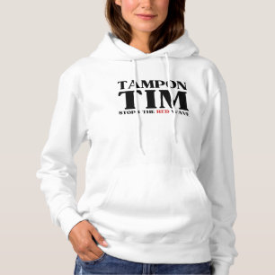 Sudadera Tampon Tim Detendrá La Ola Roja-Tim Walz 2024
