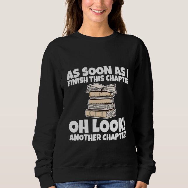 Sudadera Tan pronto como termine este capítulo  Oh  Otro ca (Anverso)