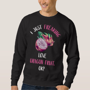 Sudadera Tan solo conmovedor amor Dragón Fruta exótica Pita