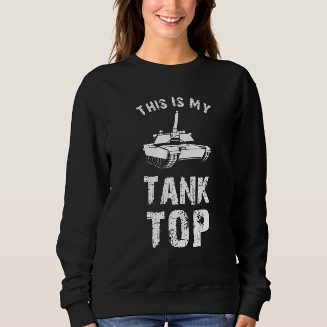 Sudadera Tanque Abrams de Pun Militar M1 (Anverso)