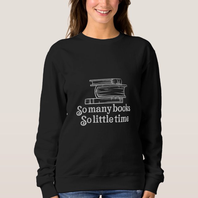 Sudadera tantos libros (Anverso)