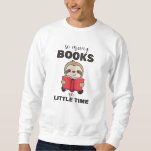 Sudadera Tantos libros tan poco tiempo Lull leyendo libro