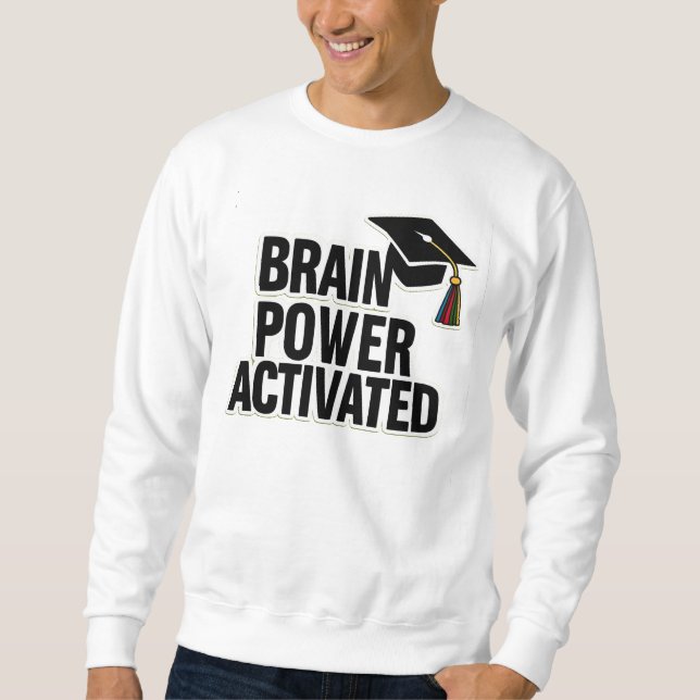 Sudadera Tapa de graduación en modo estudio (Anverso)