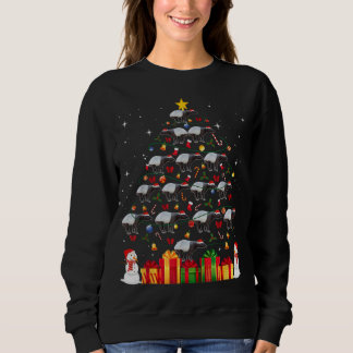 Sudadera Tapir Árbol de Navidad Cute Xmas Regalo Luces de A