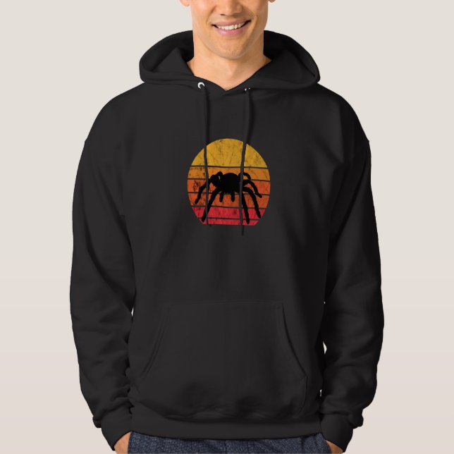 Sudadera Tarantula Insect Bug Retro Vintage Sunset (Anverso)