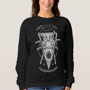 Sudadera Tarantula Life Geometric Indie Mascota Spider Prop