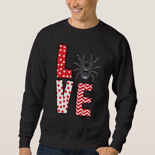 Sudadera Tarantula Valentines Day Love Valentine Cute Heart (Anverso)