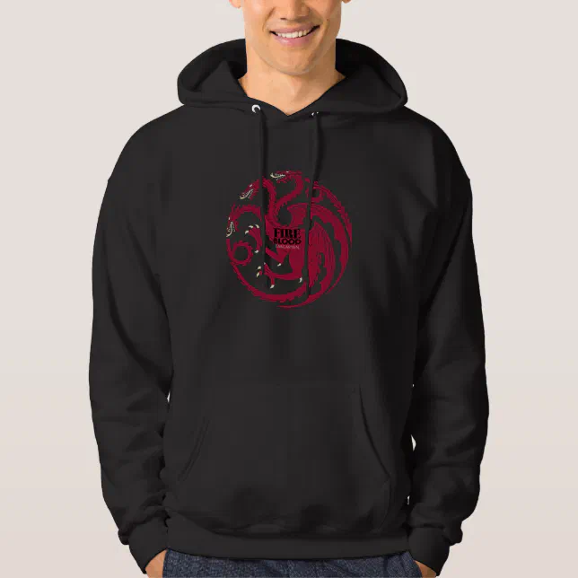 Sudadera Targaryen Sigil Fuego y Sangre