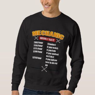 Sudadera Tarifas por hora de los electrostáticos I Mechanic