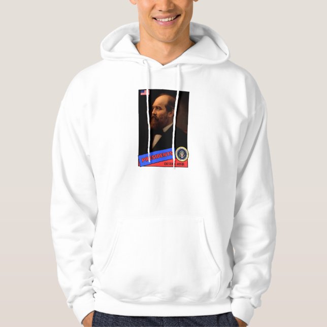 Sudadera Tarjeta de béisbol de Chester A. Arthur (Anverso)