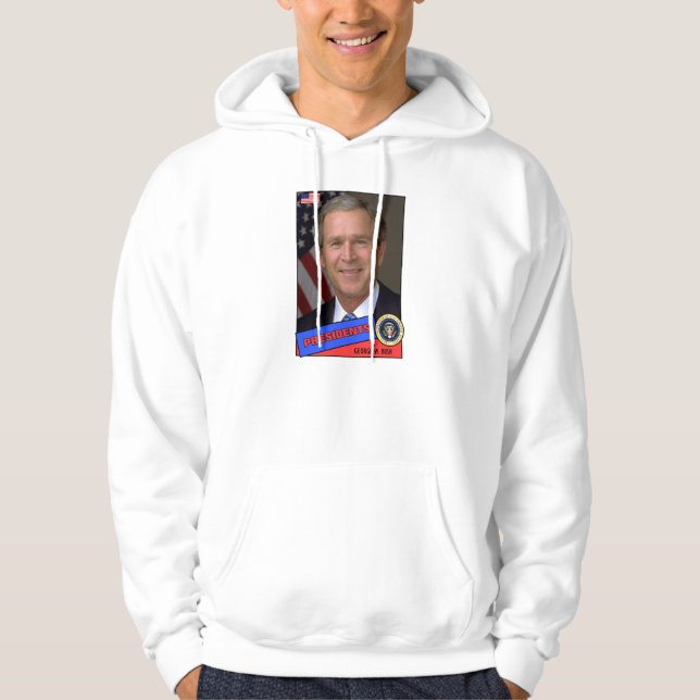 Sudadera Tarjeta de béisbol de George W. Bush (Anverso)