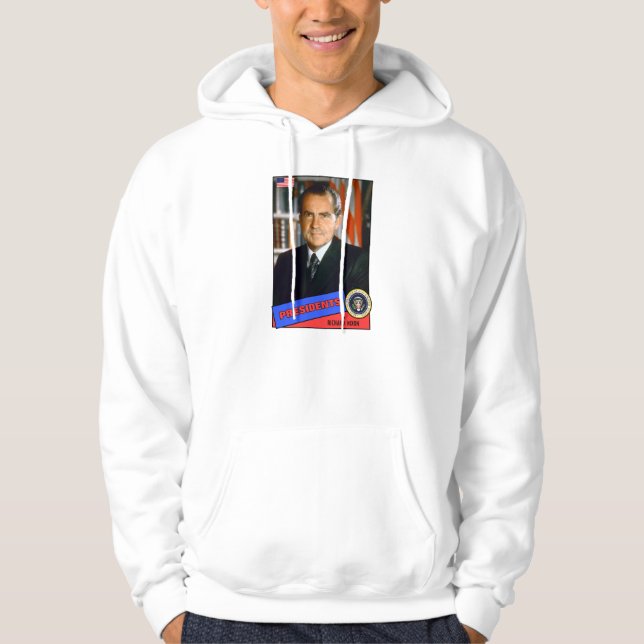 Sudadera Tarjeta de béisbol de Richard Nixon (Anverso)