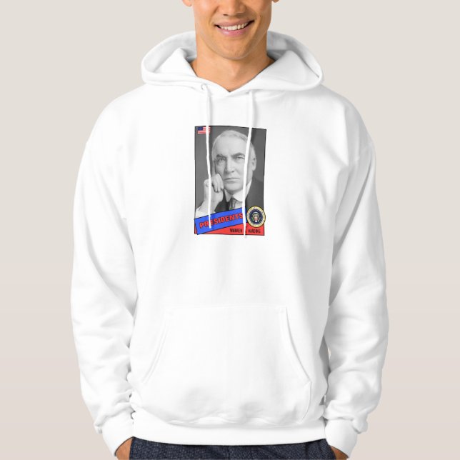 Sudadera Tarjeta de béisbol de Warren G. Harding (Anverso)