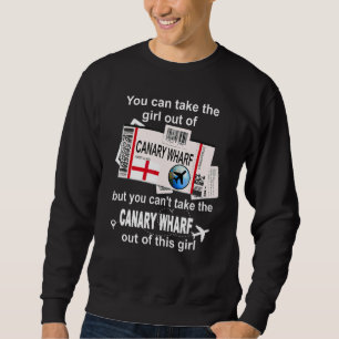 Sudadera Tarjeta de embarque de Canary Wharf Chica de Canar