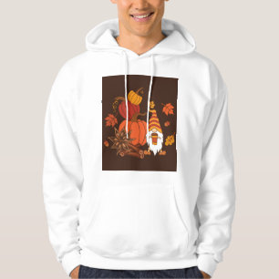 Sudadera Tarjeta de especias Gnome de las calabazas de otoñ