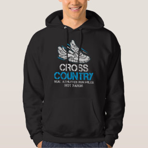 Sudadera Tarjeta de jogging de millas para los atletas real