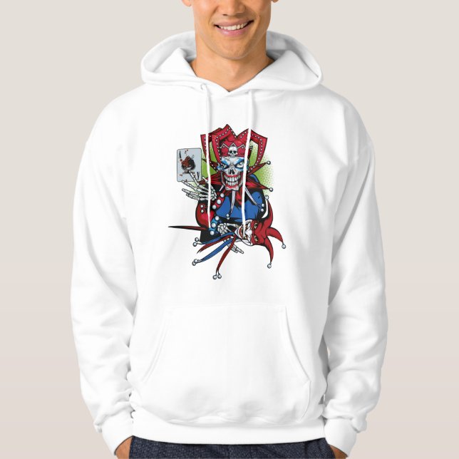 Sudadera Tarjeta de juego, camiseta de bromista (Anverso)