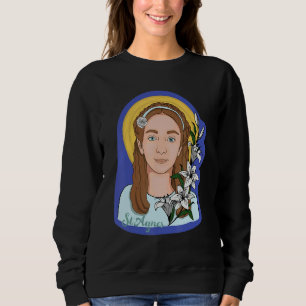 Sudadera Tarjeta de oración de Santa Inés de Roma Catolicis