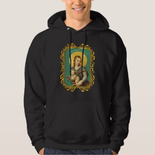 Sudadera Tarjeta de oración de Santa Inés de Roma Catolicis