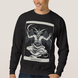 Sudadera Tarjeta de Tarot Baphomet Satan Oculto Gótico Goth