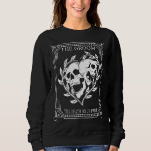 Sudadera Tarjeta de Tarot del Novio Gótico Fiesta de Solter
