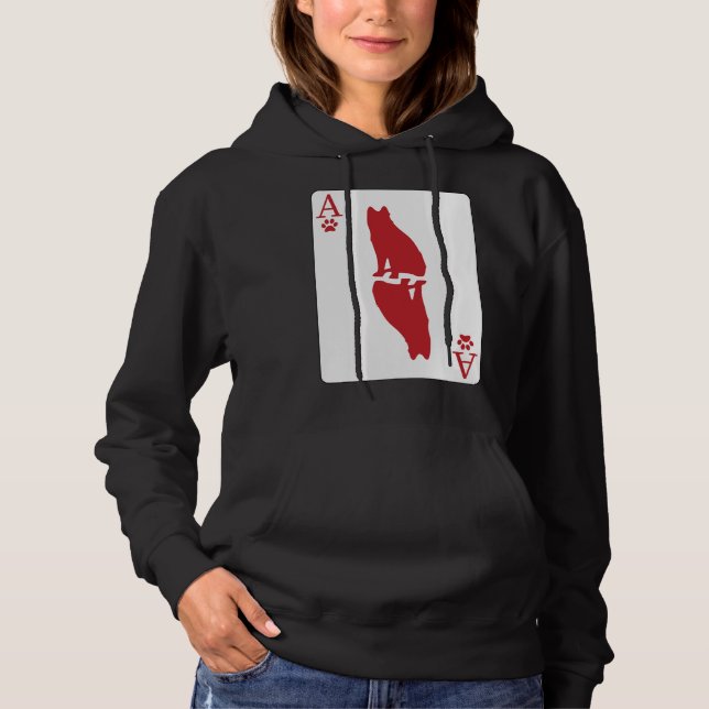 Sudadera Tarjeta Husky Siberian (Anverso)