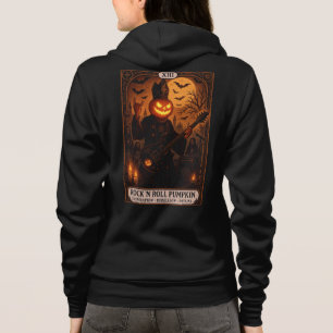 Sudadera Tarjeta Tarot de calabaza para rollo Rock 'N Hoodi