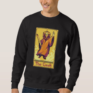 Sudadera Tarjeta Tarot de caracteres Geek Pixel