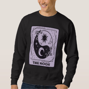 Sudadera Tarjeta Tarot Moon Y Sun Tarjeta Mystical Occult M