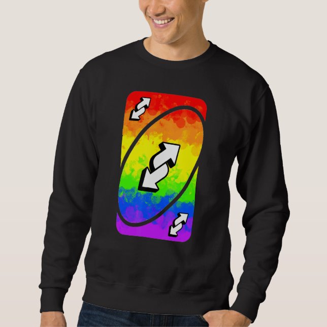 Sudadera Tarjeta Uno del orgullo gay (Anverso)