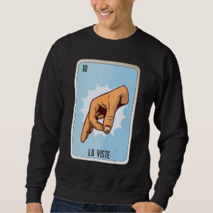 Sudadera Tarjetas de bingo de jerga de lotería mexicana Lo 