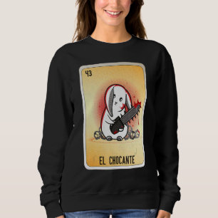 Sudadera Tarjetas de bingo de lotería de jerga mexicana El
