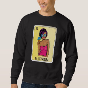 Sudadera Tarjetas de Bingo de Lotería de Modismos Mexicanos