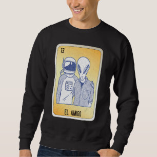 Sudadera Tarjetas de Bingo de Lotería de Modismos Mexicanos