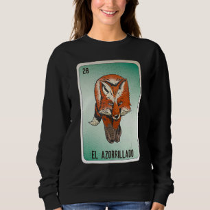 Sudadera Tarjetas de Bingo de Lotería de Modismos Mexicanos