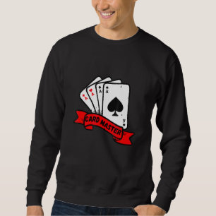 Sudadera Tarjetas de juego Master de tarjetas Poker Rummy B
